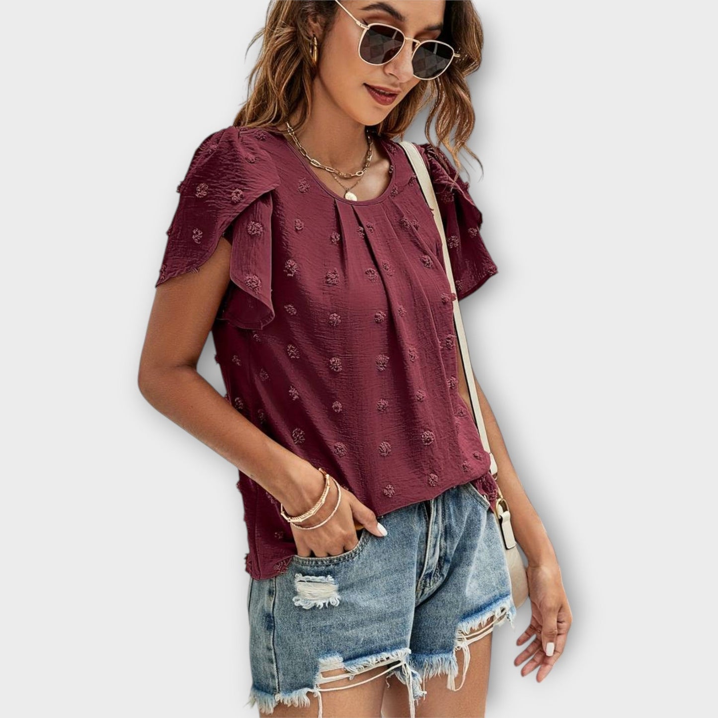 Charlotte - Die perfekte Polka Dot Bluse