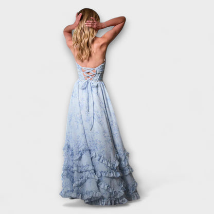 Luzie - Schickes Langfließendes Kleid