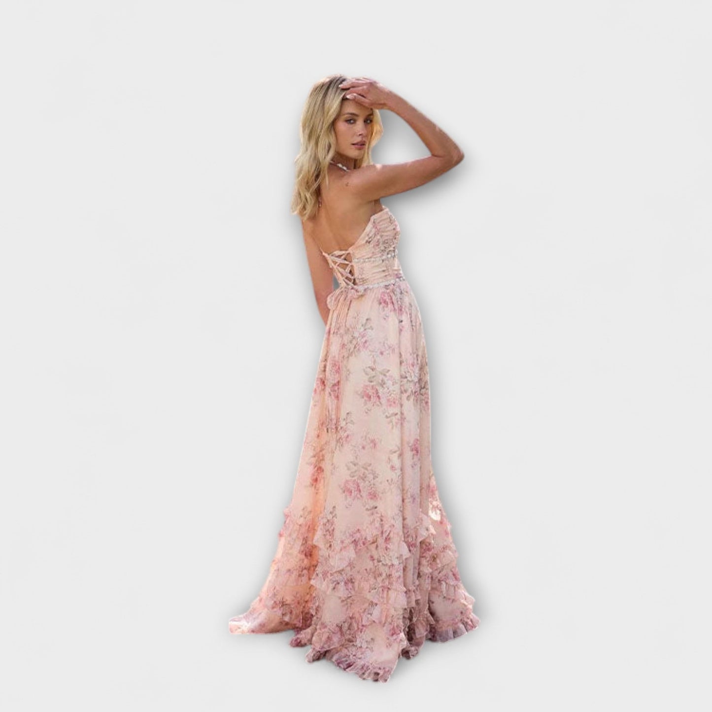Luzie - Schickes Langfließendes Kleid