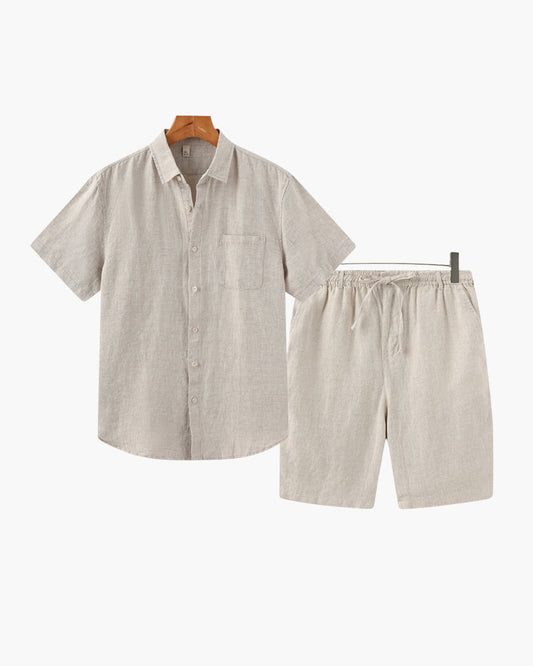 Altes Geld Leinen-Kombination (Shorts)