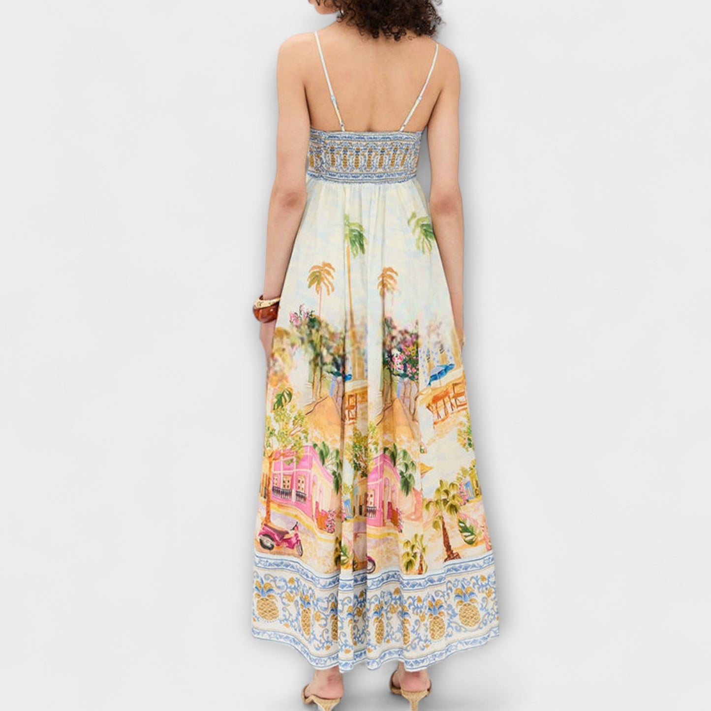 Lumen - Aracati Multicolor Maxi Kleid