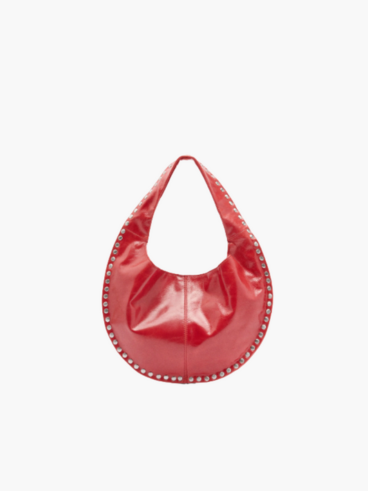 Ember Nieten-Leder Hobo Bag