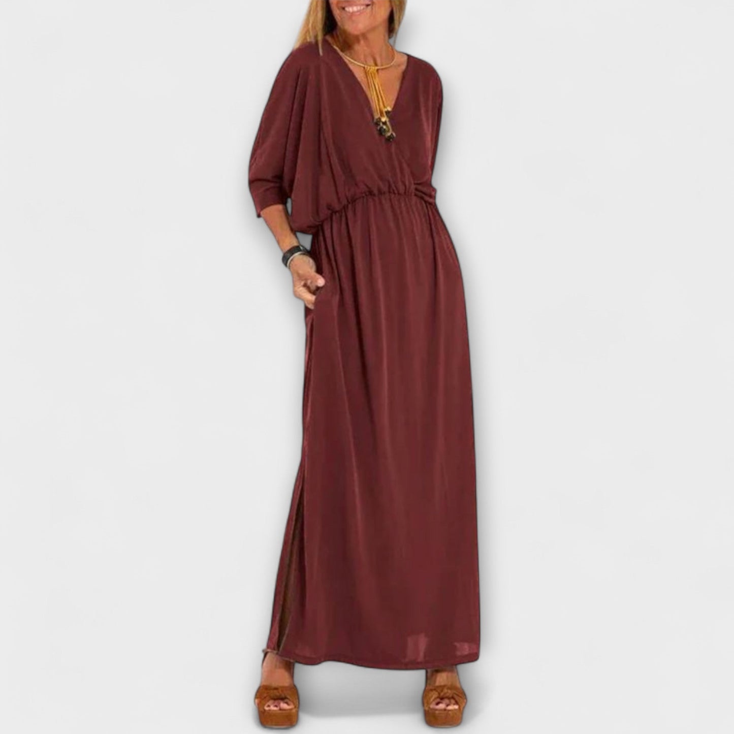 Lani - Retro Maxikleid