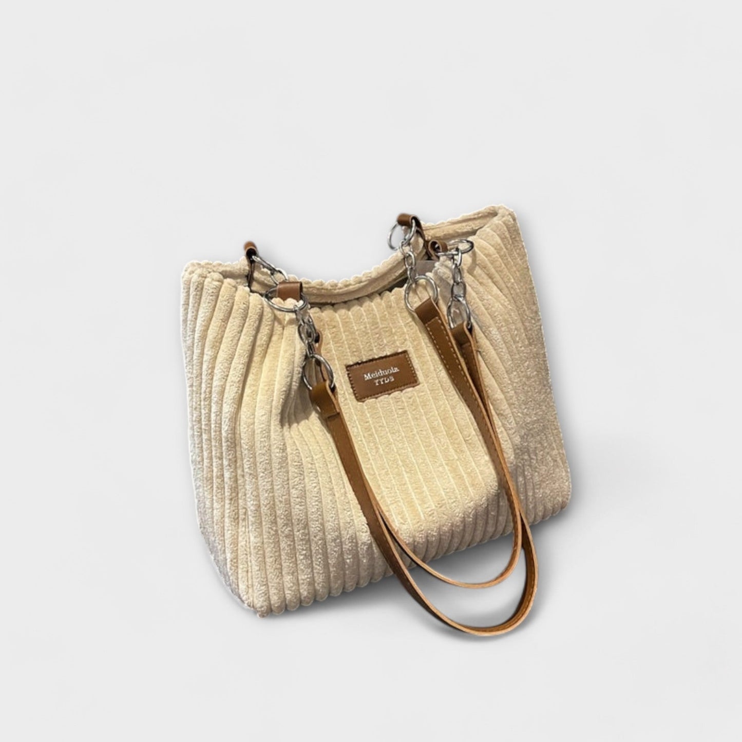 Aurellia. - Weiche Cord-Schultertasche