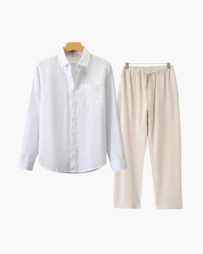 Altes Geld Leinen Combo (Langarmshirt)