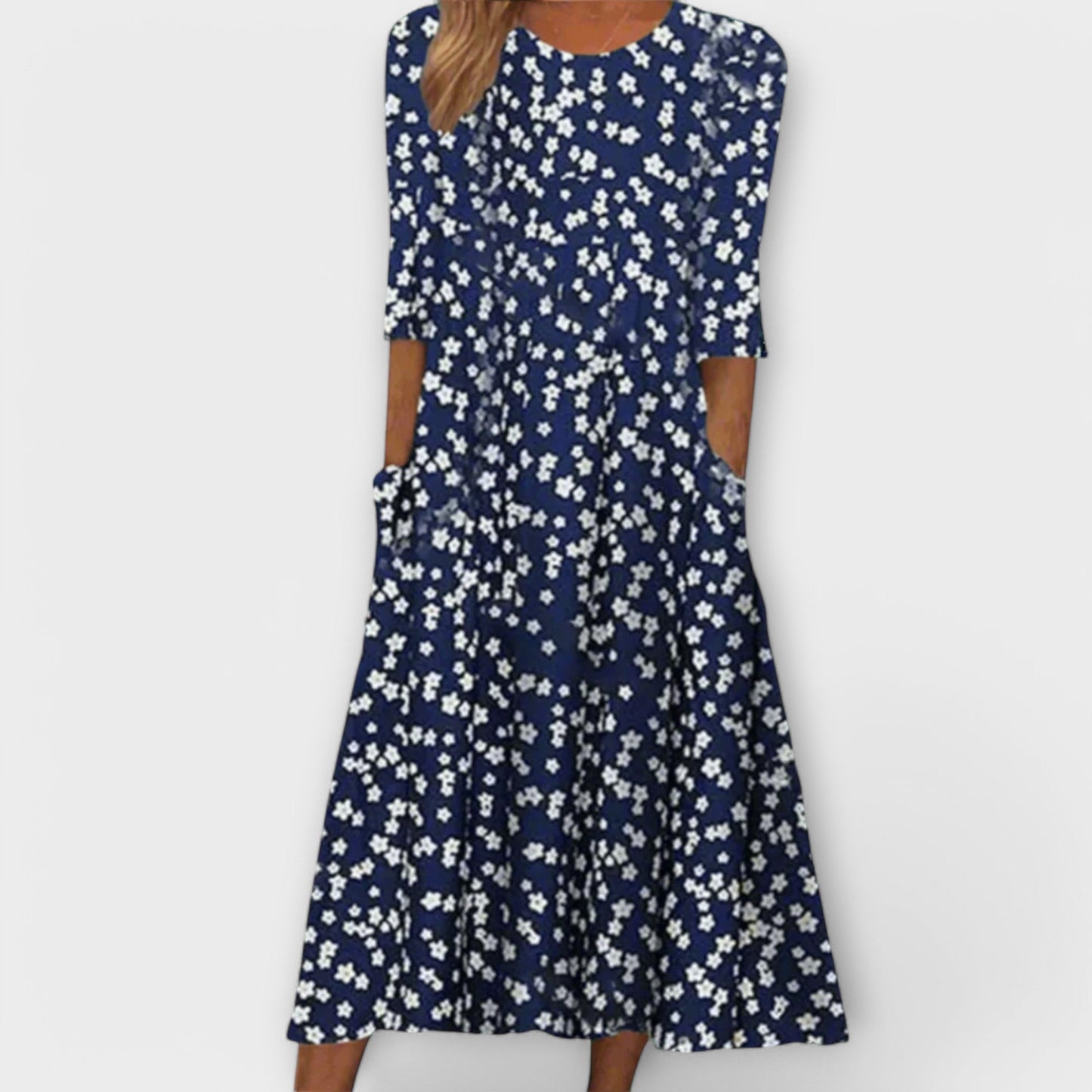 Paula - Elegantes Floral-Kleid aus Premium-Stoff