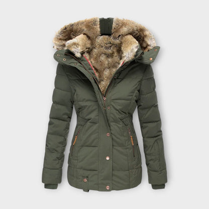 Emine - Gemütliche mit Fell gefütterte Jacke