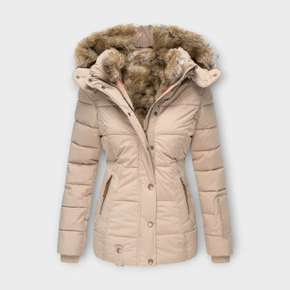Emine - Gemütliche mit Fell gefütterte Jacke