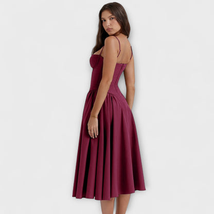 Rosalie - Raffiniertes ärmelloses Korsettkleid