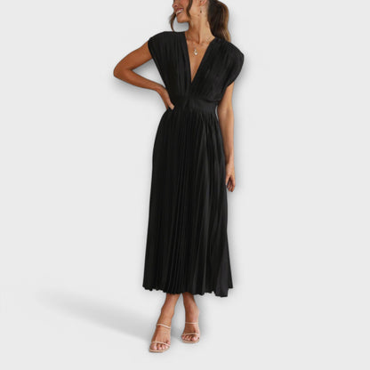 Maria - Stilvolles Plissee-Kleid