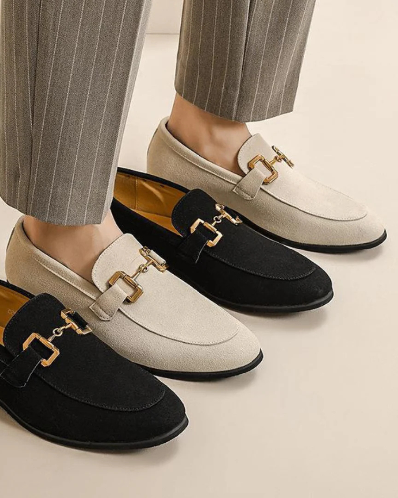 Luxus Wildleder Slipper