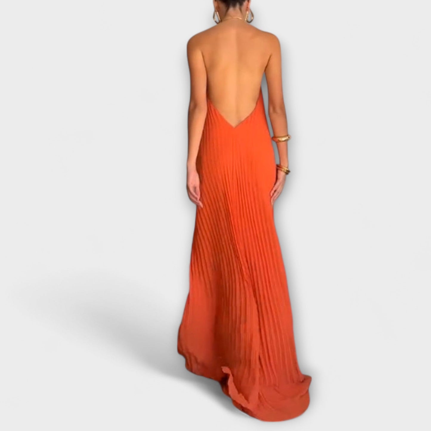 Mohn - Stylisches Kleid mit Faltenkragen