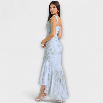 Renske - Langes Kleid mit elegantem und raffiniertem Korsett