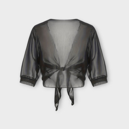 Olivia - Bluse mit offener Front