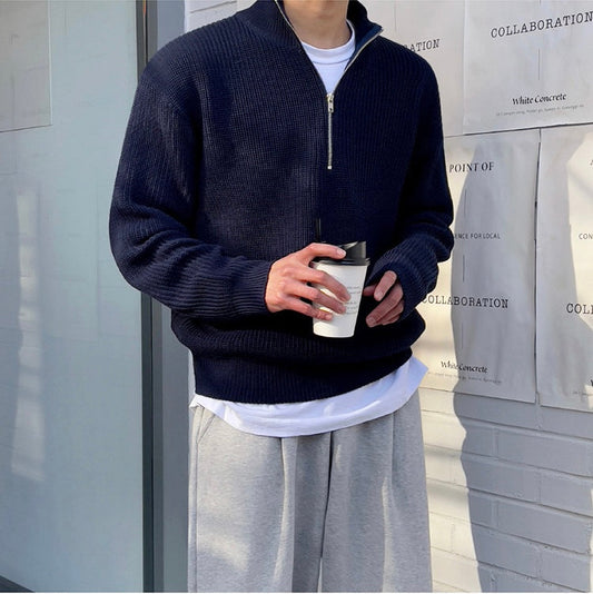 Halbzip Sweater