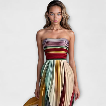 Flora - Langes Kleid aus Premium-Stoff